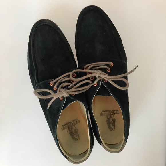 Hush Puppies black suede shoes - Picture 3 of 6